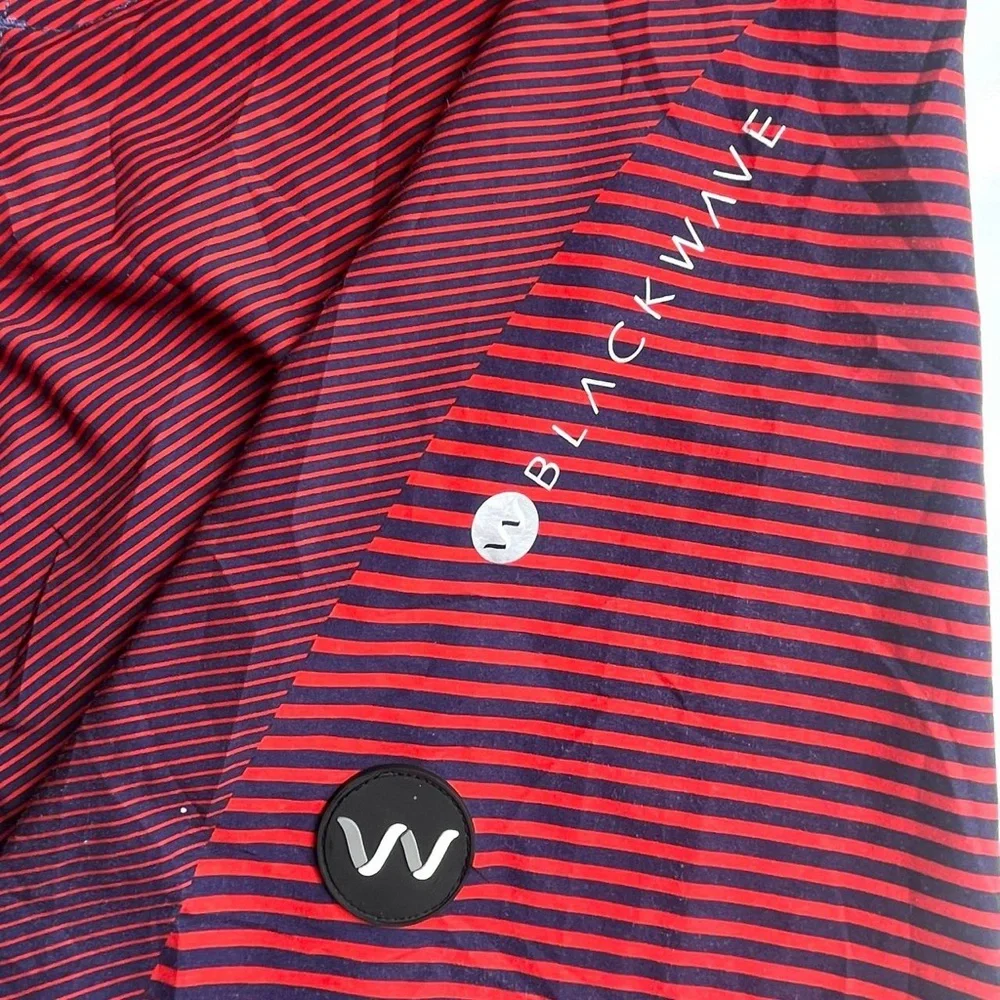 Black Wave Red Swim Trunk Surfing Shorts Pants Size‎ 32”